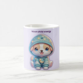 Caneca De Café Moon Child Energy Dog Mug