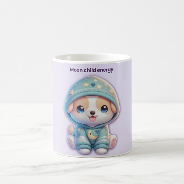 Caneca De Café Moon Child Energy Dog Mug (Centro)