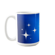 Moon Crescente com Símbolo de Estrelas