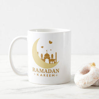 Caneca De Café Moon Crescente Mesquita Ramadan Kareem - 2023-