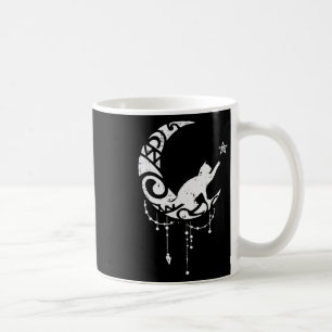 Caneca De Café Moon Gato Gato Estrela Mística Mulheres Celestiais