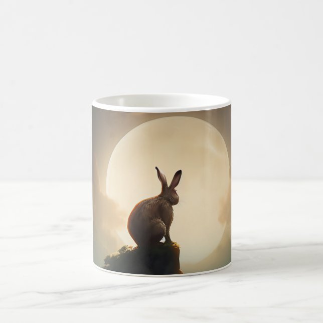 Caneca De Café Moon Gazing Hare design (Centro)