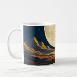 Caneca De Café Moon Horizon
