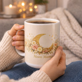 Caneca De Café Moon Mama Personalised Celestial Mug 15oz