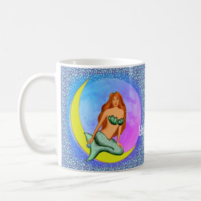 Caneca De Café Moon Mermaid (Esquerda)