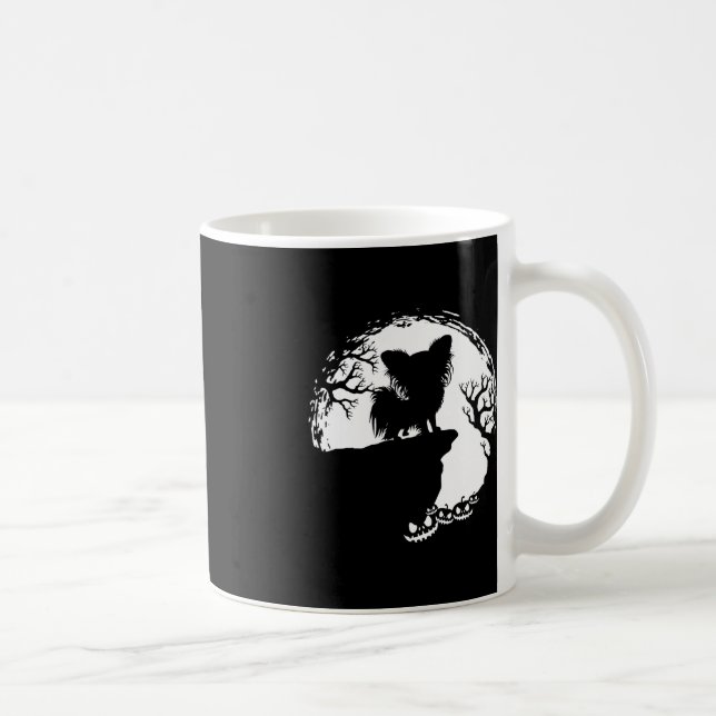 Caneca De Café Moon Tree Pumpkin Mountain Papilão D (Direita)