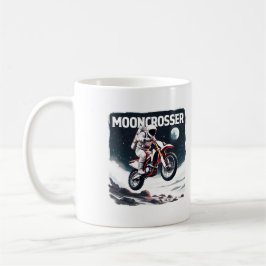 Caneca De Café Mooncrosser - Astronauta anda Motocross