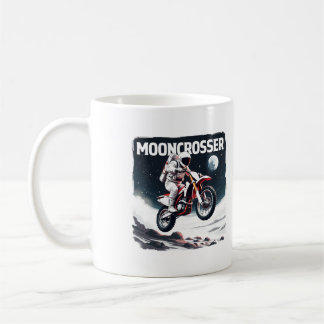Caneca De Café Mooncrosser - Astronauta anda Motocross