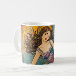 Caneca De Café Moonlit Angel