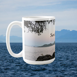 Caneca De Café Moonrise nas Ilhas San Juan
