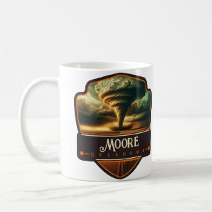 Caneca De Café Moore, Oklahoma   Antigo