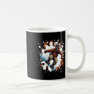 Caneca De Café Moose Animal Snowboard Legal