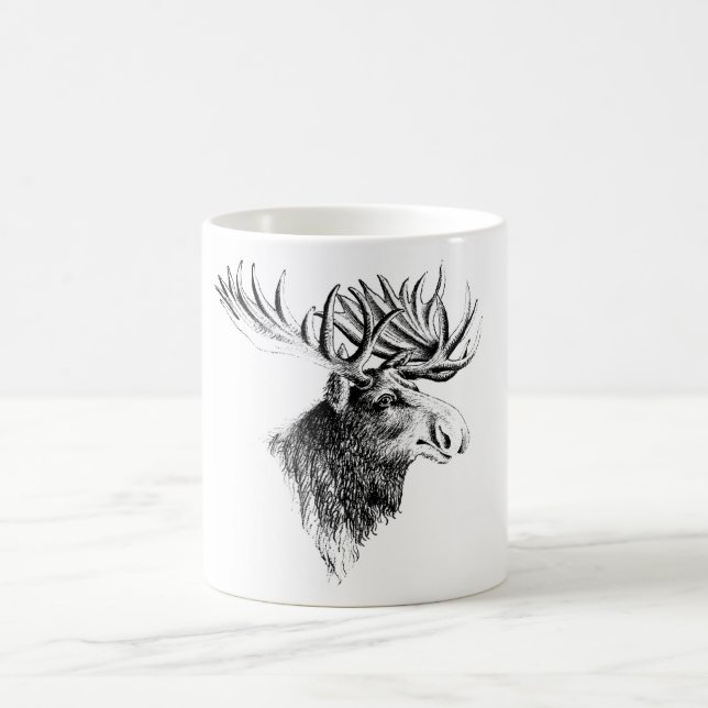 Caneca De Café Moose Coffee Mug (Centro)