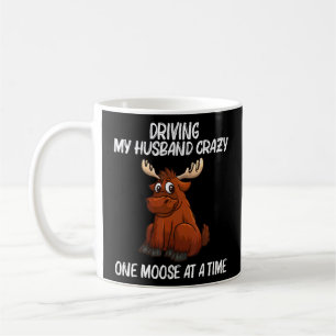 Caneca De Café Moose legal Para Meninas Veadas Alaska Moose Rein