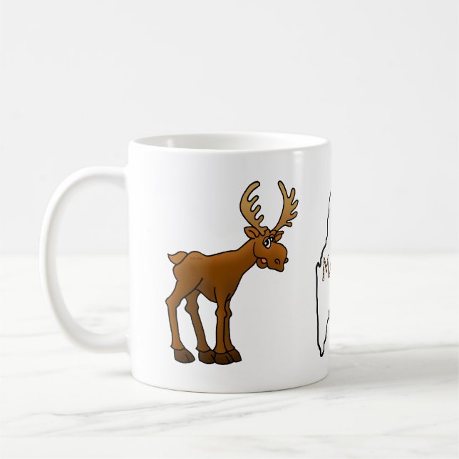 Caneca De Café Moose no Maine (Esquerda)