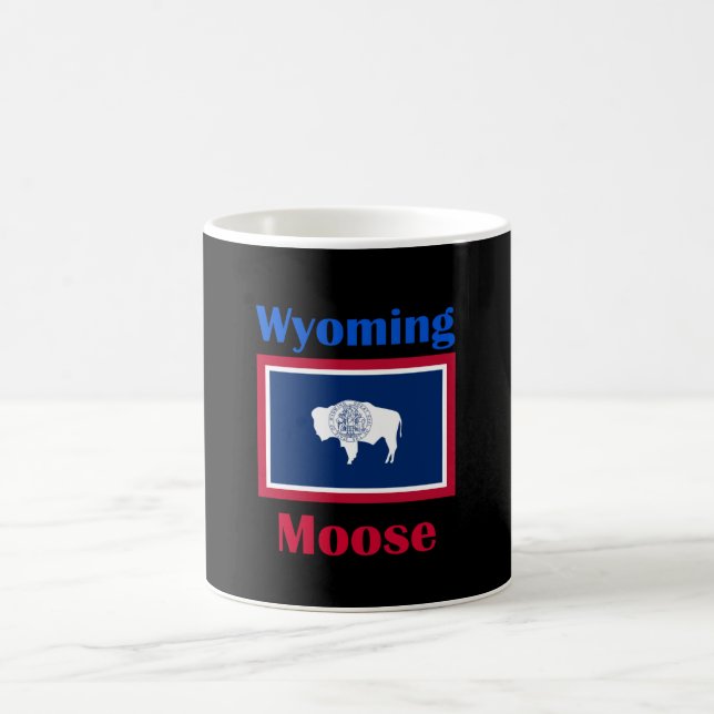 Caneca De Café Moose Wyoming (Centro)