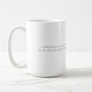 Caneca De Café Morada segura esboço floresta à mão livre sopa