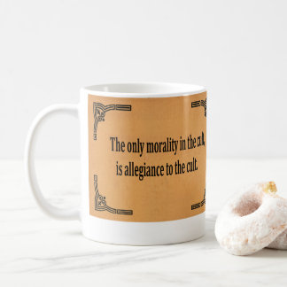 Caneca De Café Moralidade de Culto