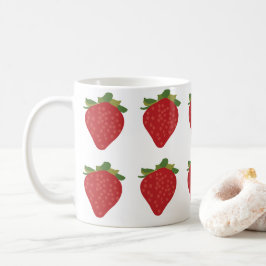 Caneca De Café Morango Berry Fruta Cuja morango