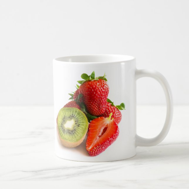 Caneca De Café Morango e kiwi (Direita)