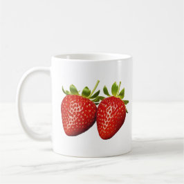 Caneca De Café Morangos