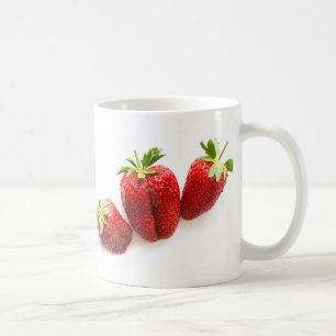 Caneca De Café Morangos