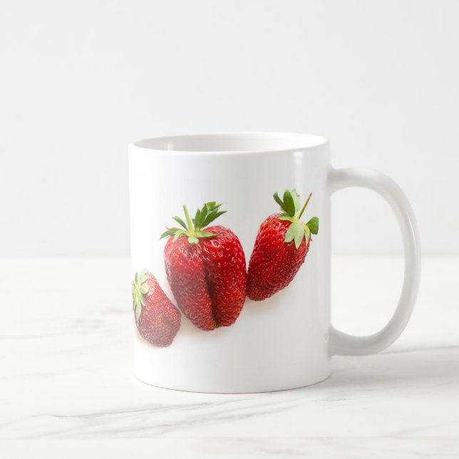 Caneca De Café Morangos (Direita)