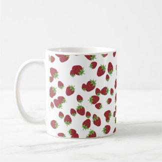 Caneca De Café Morangos Doce