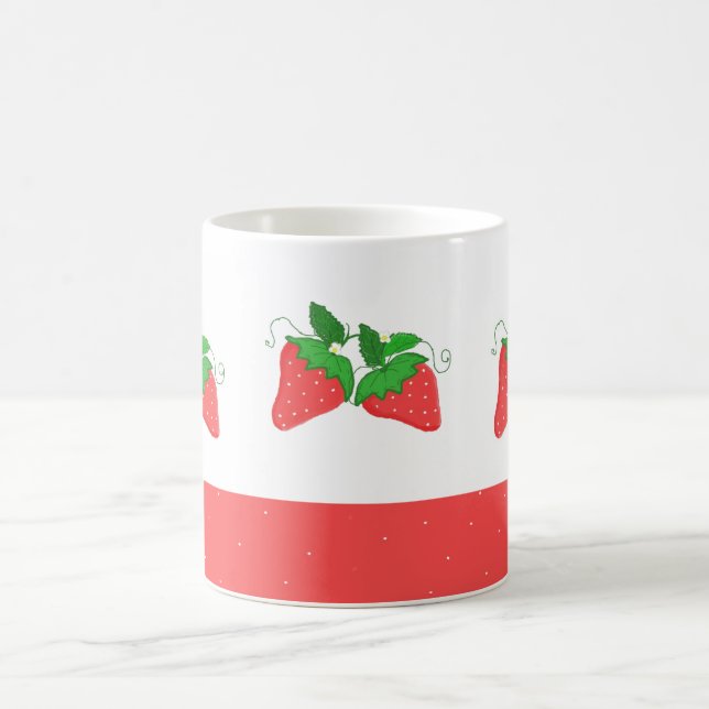 Caneca De Café Morangos Doces (Centro)