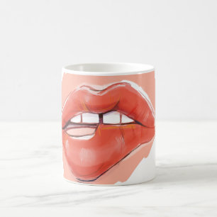 Caneca De Café Morcego do lábio do transeunte