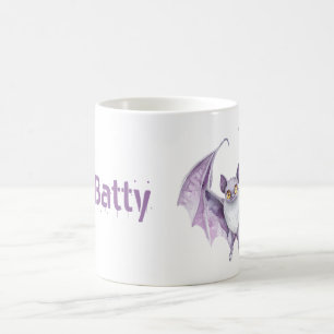 Caneca De Café Morcego Lavanda Roxo