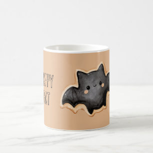 Caneca De Café Morcego Preto Feliz