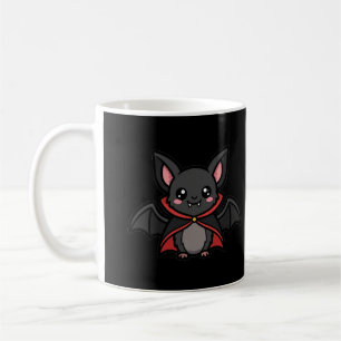 Caneca De Café Morcego Vampiro Fofo de Halloween