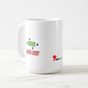 Caneca De Café Mordidas de Ghoul Apenas – Halloween Divertido