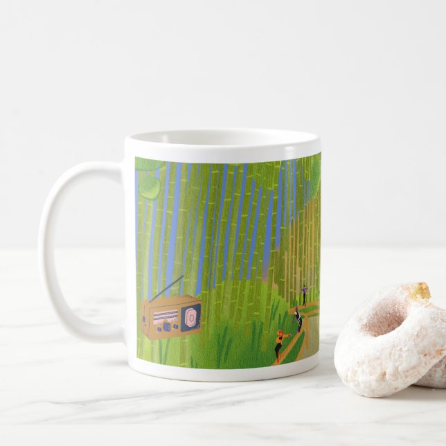 Caneca De Café Morning Dance Sweetheart Sunrise No Ar (Com Donut)