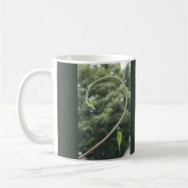 Caneca De Café Morning Glory Tendril and Leaf
