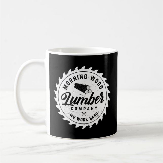 Caneca De Café Morning Lumber Company Camping Wood (Esquerda)