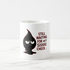 Caneca De Café Morning Mood: Coffee First, Salary Later