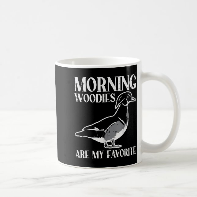 Caneca De Café Morning My Favorite Duck Hunting Funny Hunter Men  (Direita)
