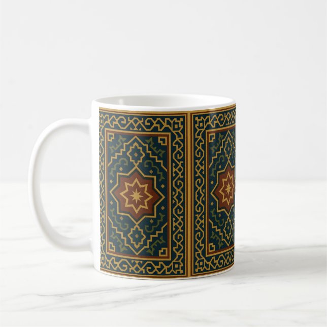 Caneca De Café Moroccan Fez Rug (Esquerda)