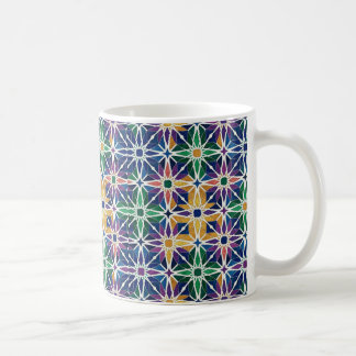 Caneca De Café Moroccan Zellige Geometric Tile Pattern 
