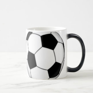 Caneca de café Morphing da bola de futebol
