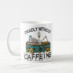 Caneca De Café Mortal sem cafeína, amantes do café
