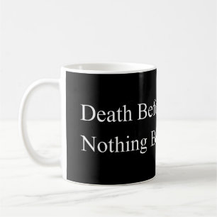 Caneca De Café Morte Antes da Desonra