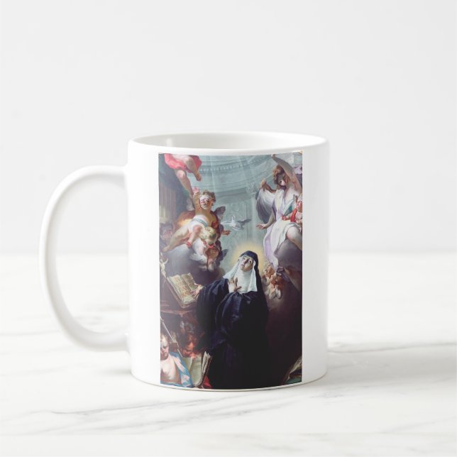 Caneca De Café Morte de Santa Escolástica (Esquerda)