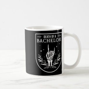 Caneca De Café Morte de um Solteirão Melhor Homem Noivo Gótico So