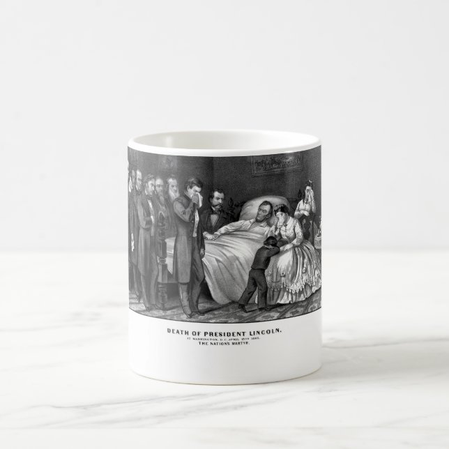 Caneca De Café Morte do presidente Lincoln (Centro)