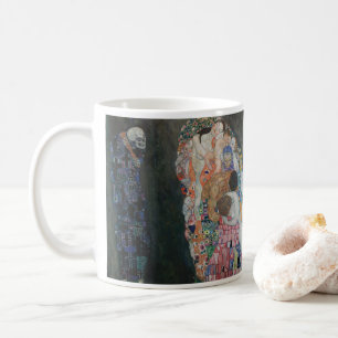 Caneca De Café Morte e Vida por Gustav Klimt Arte Novo Antigo