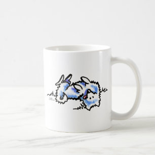 Caneca De Café Morto americano do jogo do cão Eskimo