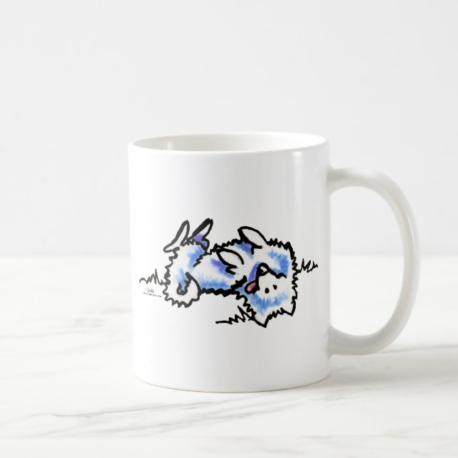 Caneca De Café Morto de Jogo Eskimo Americano (Direita)